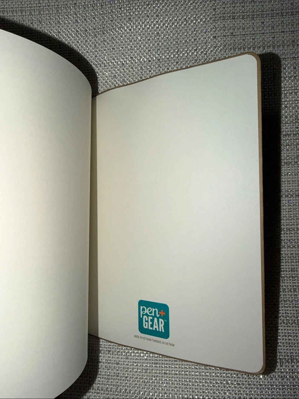 Olive Army Green Faux Suede Ivory lined pages soft cover journal w/book mark